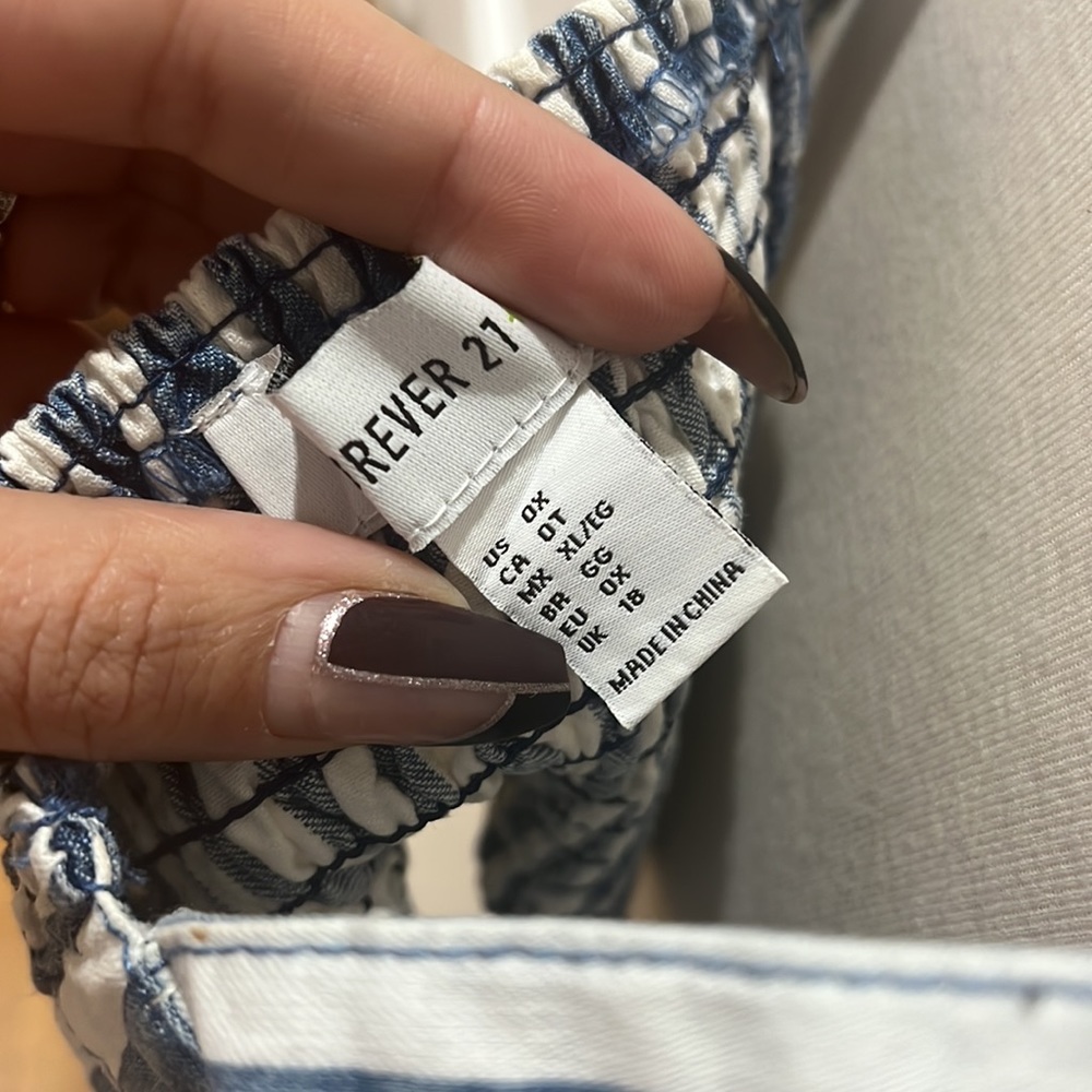 Denim crop top - Picture 5 of 5